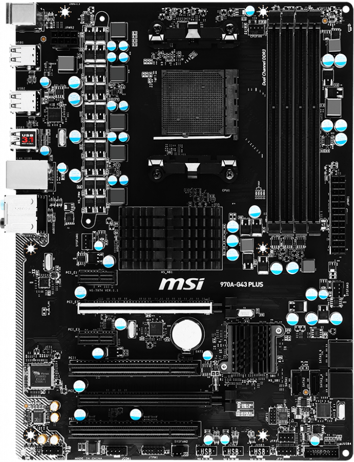 Msi 970a g43 нет звука